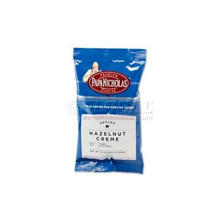 Papanicholas Coffee PapaNicholas  Premium Hazelnut Cream Coffee, Regular, Arabica Bean, 2.5 oz., 18/Carton PCO25187